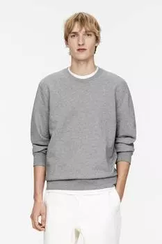 Толстовка средней плотности Arket, серый