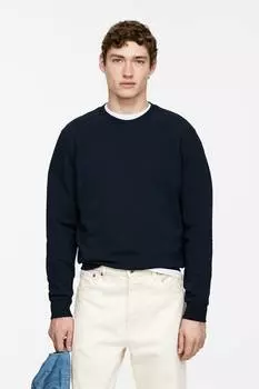 Толстовка средней плотности Arket, синий