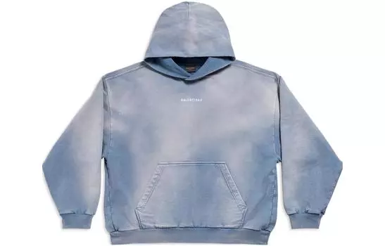 Толстовка средней посадки Balenciaga, синий