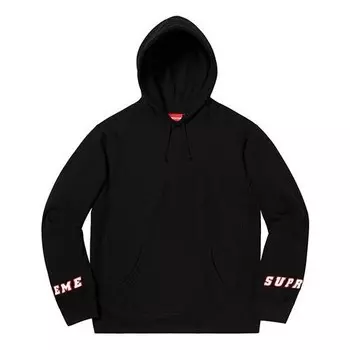Толстовка ss19 wrist logo hooded sweatshirt Supreme, бежевый