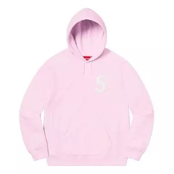 Толстовка ss20 week 1 s logo hooded sweatshirt Supreme, фиолетовый