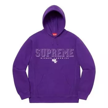 Толстовка ss20 week 3 gems hooded sweatshirt Supreme, фиолетовый