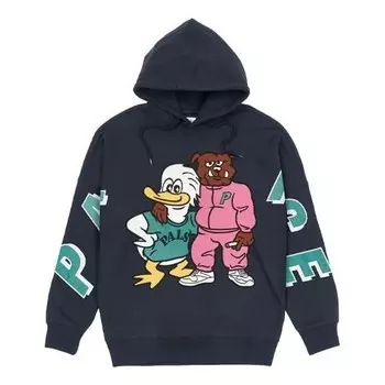 Толстовка ss22 dog and duck drop shoulder hoodie 'black' Palace, черный