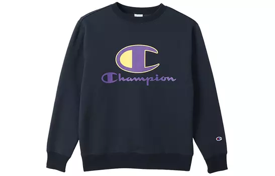 Толстовка SS22, японская версия, унисекс Champion, фиолетовый