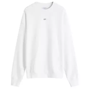 Толстовка Stamp Crew Off-White, белый