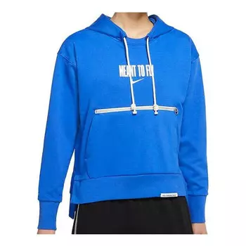 Толстовка standard issue hoodie 'navy' Nike, синий