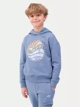 Толстовка стандартного кроя 4F, синий