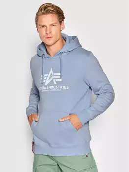 Толстовка стандартного кроя Alpha Industries, синий