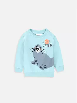 Толстовка стандартного кроя Coccodrillo, синий