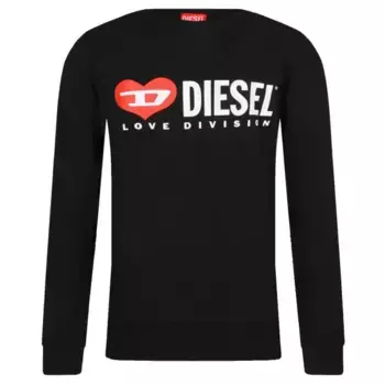 Толстовка стандартного кроя Diesel, черный