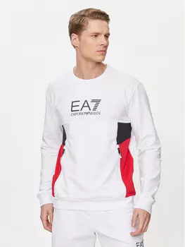 Толстовка стандартного кроя Ea7 Emporio Armani, белый