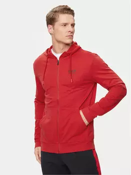Толстовка стандартного кроя Ea7 Emporio Armani, красный
