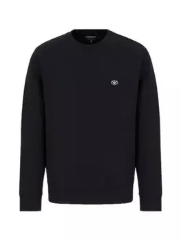 Толстовка стандартного кроя Emporio Armani, синий