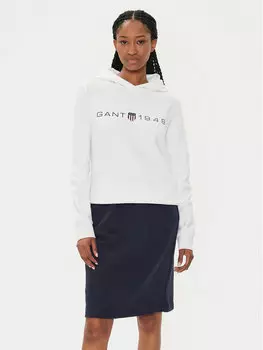 Толстовка стандартного кроя Gant, экрю