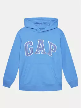 Толстовка стандартного кроя Gap, синий