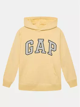 Толстовка стандартного кроя Gap, желтый