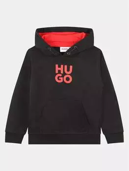 Толстовка стандартного кроя Hugo, черный