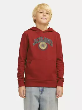 Толстовка стандартного кроя Jack&Jones Junior, красный