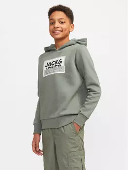 Толстовка стандартного кроя Jack&Jones, зеленый