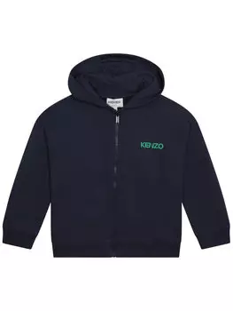 Толстовка стандартного кроя Kenzo Kids, синий