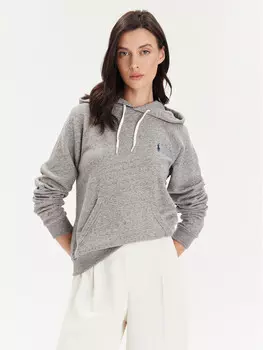 Толстовка стандартного кроя Polo Ralph Lauren, серый