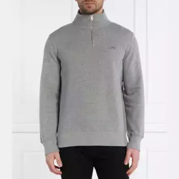 Толстовка стандартного кроя со щитом Gant, серый