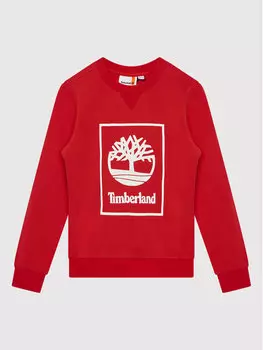 Толстовка стандартного кроя Timberland, красный