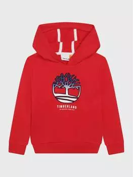 Толстовка стандартного кроя Timberland, красный