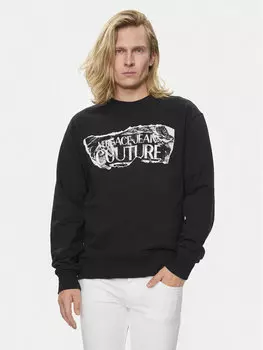 Толстовка стандартного кроя Versace Jeans Couture, черный