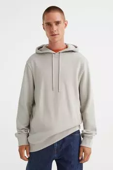 Толстовка стандартной посадки H&amp;M, светло-серый бежевый