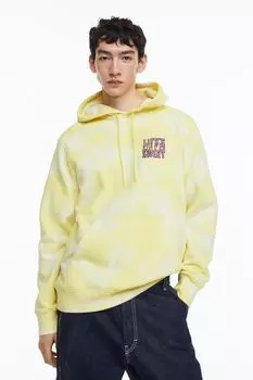 Толстовка стандартной посадки H&amp;M, желтый/губка боб