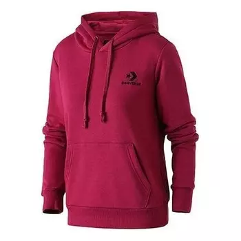 Толстовка star chevron embroidered pullover hoodie 'dark red' Converse, красный