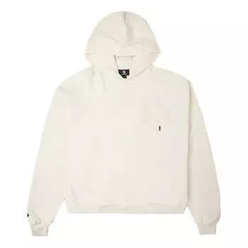 Толстовка star hoodie 'milk white' Converse, белый