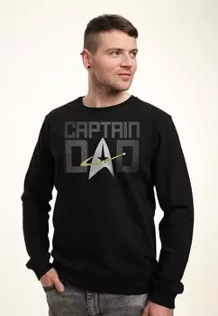 Толстовка STAR TREK THE NEXT GENERATION CAPTAIN DAD Henry Tiger, черный