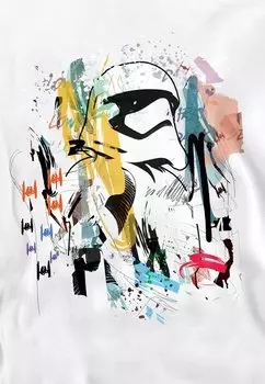 Толстовка STAR WARS ABSTRACT TROOPER PRINT Star Wars, белый