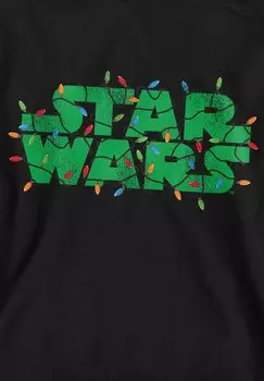 Толстовка STAR WARS CHRISTMAS LIGHTS LOGO PRINT Star Wars, черный