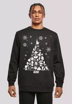 Толстовка STAR WARS CHRISTMAS WEIHNACHTSBAUM F4NT4STIC, черный