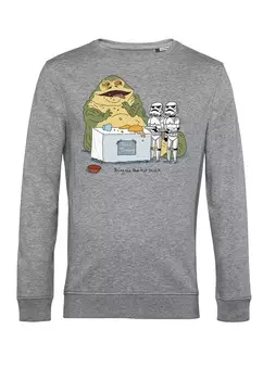 Толстовка STAR WARS: CLASSIC BRING ME THE HOT SAUCE Star Wars, цвет Mottled Light Grey