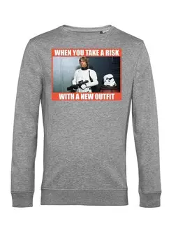 Толстовка STAR WARS CLASSIC NEW OUTFIT Star Wars, цвет Mottled Light Grey