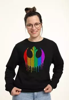 Толстовка STAR WARS: CLASSIC RAINBOW SPARKLE REBEL DRIP Star Wars, черный