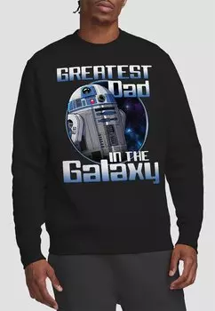 Толстовка STAR WARS FATHER S DAY GREATEST DAD IN THE GALAXY Star Wars, черный