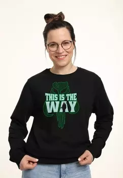 Толстовка STAR WARS: THE MANDALORIAN WAY PATTERN Star Wars, черный