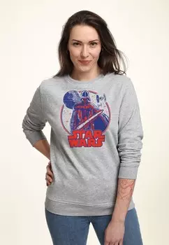 Толстовка STAR WARS VADER APPROACH Star Wars, цвет Mottled Light Grey