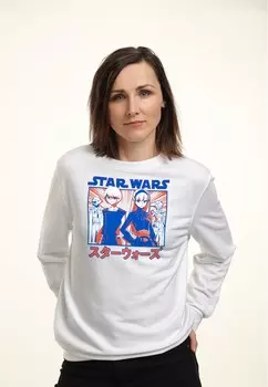 Толстовка STAR WARS: VISIONS TWINS ANIME Star Wars, белый
