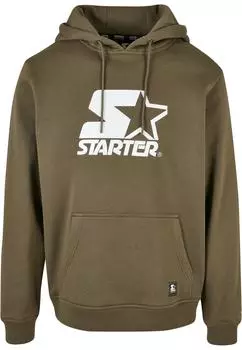 Толстовка STARTER Kapuzenpullover, цвет darkolive