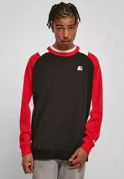 Толстовка Starter Laser Crew Starter, цвет black cityred white