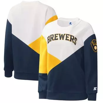 Толстовка Starter Milwaukee Brewers, белый