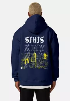 Толстовка STATS CITY , цвет blue