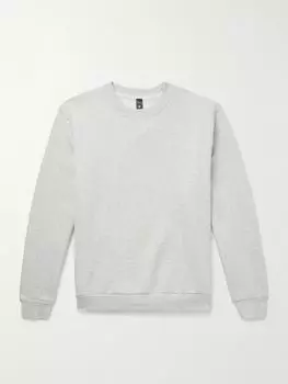 Толстовка Steady State из хлопковой смеси с трикотажем LULULEMON, светло-серый