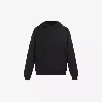 Толстовка steady state с карманами-кенгуру из смесового хлопка Lululemon, черный